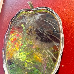 12 inch silver wall hanging